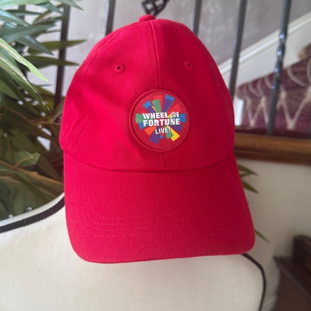 Wheel of Fortune live ladies red cap NWOT brand new never worn adjustable